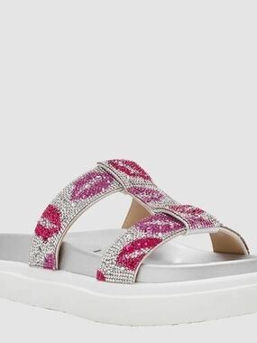 Betsey Johnson Billy Multi Lips Sandals - Women's
